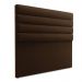 Cabeceira California Para Cama Box Casal 140 cm Suede Marrom - D'Rossi
