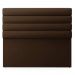 Cabeceira California Para Cama Box Casal 140 cm Suede Marrom - D'Rossi