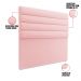 Cabeceira California Para Cama Box Casal 140 cm Suede Rosa Bebê - D'Rossi