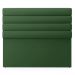 Cabeceira California Para Cama Box Casal 140 cm Suede Verde - D'Rossi