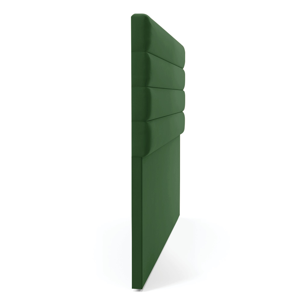 Cabeceira California Para Cama Box Casal 140 cm Suede Verde - D'Rossi