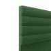 Cabeceira California Para Cama Box Casal 140 cm Suede Verde - D'Rossi