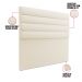 Cabeceira California Para Cama Box Casal 140 cm Veludo Bege - D'Rossi