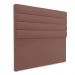 Cabeceira California Para Cama Box Casal 140 cm Veludo Rosê - D'Rossi