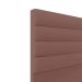 Cabeceira California Para Cama Box Casal 140 cm Veludo Rosê - D'Rossi