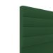 Cabeceira California Para Cama Box Casal 140 cm Veludo Verde - D'Rossi