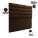 Cabeceira California Para Cama Box King 190 cm Suede Marrom - D'Rossi
