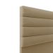 Cabeceira California Para Cama Box King 190 cm Suede Marrom Rato - D'Rossi