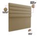 Cabeceira California Para Cama Box King 190 cm Suede Marrom Rato - D'Rossi