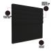 Cabeceira California Para Cama Box Queen 160 cm Linho Preto A79 - D'Rossi
