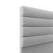 Cabeceira California Para Cama Box Queen 160 cm Suede Cinza - D'Rossi
