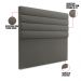 Cabeceira California Para Cama Box Queen 160 cm Suede Grafite - D'Rossi