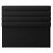 Cabeceira California Para Cama Box Queen 160 cm Suede Preto - D'Rossi