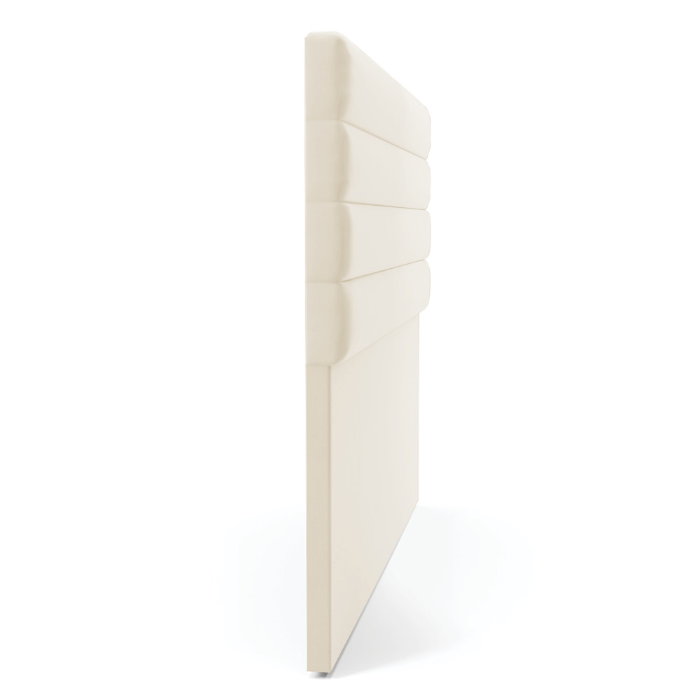 Cabeceira California Para Cama Box Queen 160 cm Veludo Bege - D'Rossi