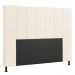 Cabeceira Casal Cama Box 140cm para Quarto Malibu Suede Bege M11 - D'Rossi