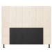 Cabeceira Casal Cama Box 140cm para Quarto Malibu Suede Bege M11 - D'Rossi