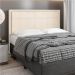 Cabeceira Casal Cama Box 140cm para Quarto Onix Suede M11 - D'Rossi