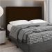 Cabeceira Casal Cama Box 140cm para Quarto Onix Suede Marrom M11 - D'Rossi