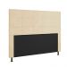 Cabeceira Casal Cama Box 140cm para Quarto Stambul Suede M11 - D'Rossi