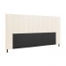 Cabeceira Casal King Cama Box 195cm para Quarto Malibu Suede M11 - D'Rossi