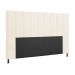 Cabeceira Casal Queen Cama Box 160cm para Quarto Malibu Suede Bege M11 - D'Rossi