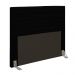 Cabeceira Casal Queen Cama Box 160cm para Quarto Rubi Suede Preto M11 - D'Rossi