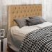 Cabeceira Diamante Para Cama Box Casal 140 cm Linho - D'Rossi