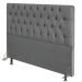 Cabeceira Diamante Para Cama Box Casal 140 cm Linho Cinza - D'Rossi