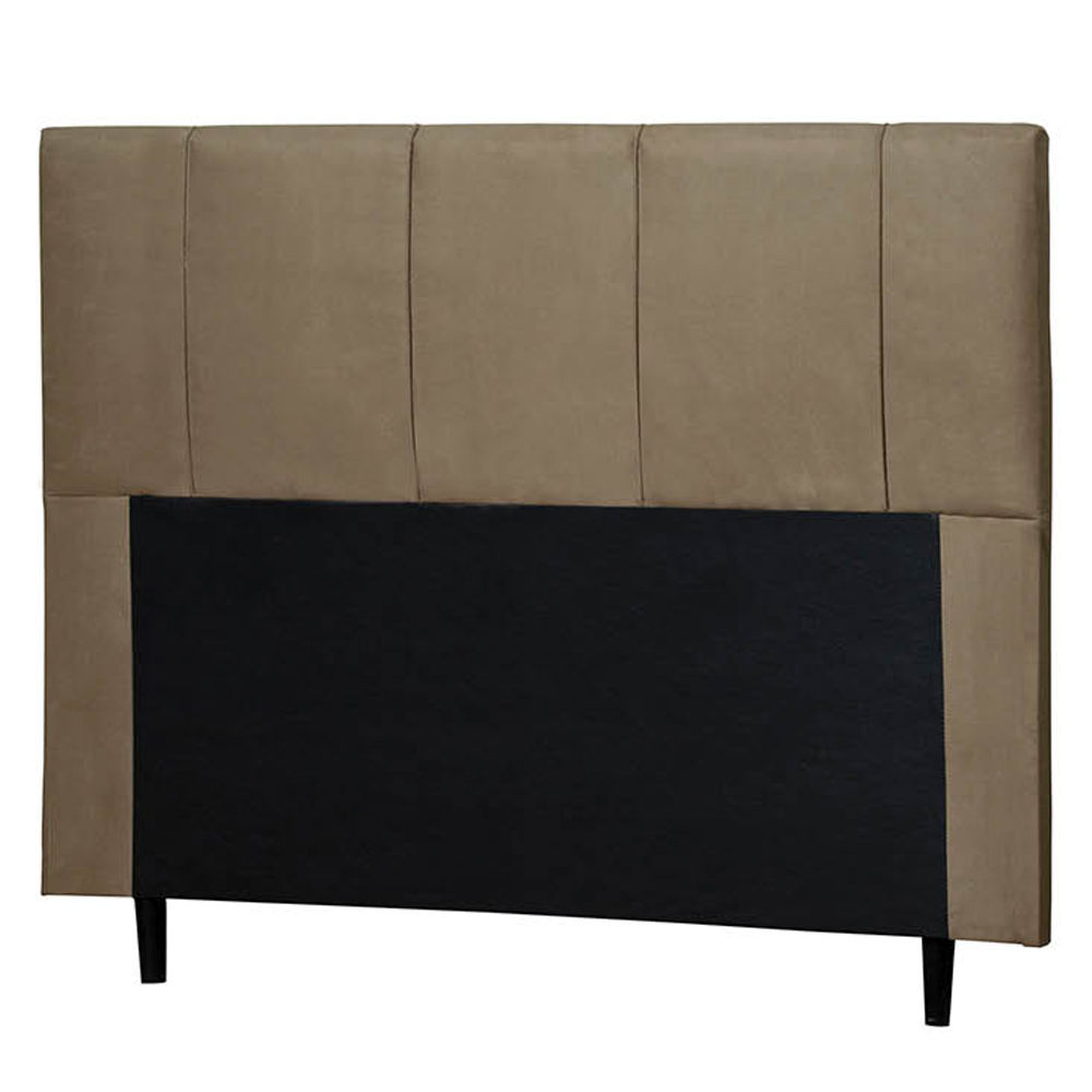 Cabeceira Donna Para Cama Box King 193 cm Suede Bege -  D'Rossi