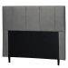 Cabeceira Donna Para Cama Box King 193 cm Suede Cinza - D'Rossi