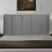 Cabeceira Donna Para Cama Box King 193 cm Suede Cinza - D'Rossi