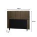 Cabeceira Donna Para Cama Box King 193 cm Suede Marrom -  D'Rossi