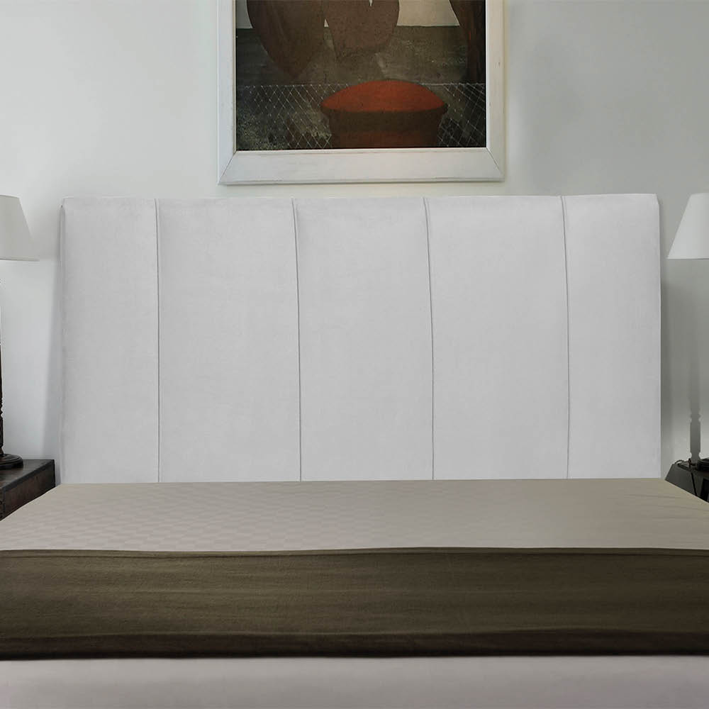 Cabeceira Donna Para Cama Box Queen 160 cm Corino Branco -  D'Rossi