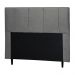 Cabeceira Donna Para Cama Box Queen 160 cm Suede Cinza -  D'Rossi