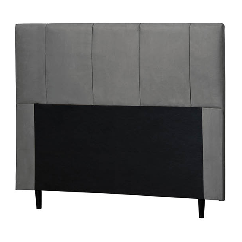 Cabeceira Donna Para Cama Box Queen 160 cm Suede Cinza -  D'Rossi