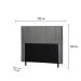 Cabeceira Donna Para Cama Box Queen 160 cm Suede Cinza -  D'Rossi