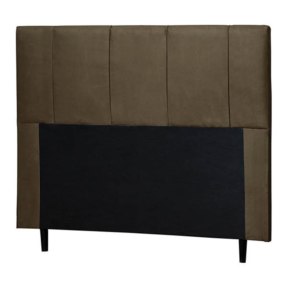Cabeceira Donna Para Cama Box Queen 160 cm Suede Marrom -  D'Rossi