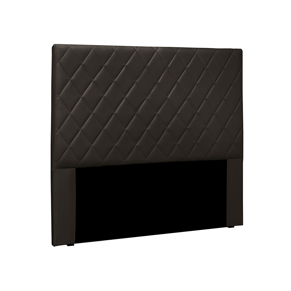 Cabeceira Dubai Para Cama Box Casal 140 cm Corino Marrom - D'Rossi