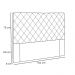 Cabeceira Dubai Para Cama Box Casal 140 cm Suede - D'Rossi