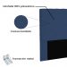 Cabeceira Dubai Para Cama Box Casal 140 cm Suede Azul Marinho - D'Rossi