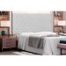 Cabeceira Dubai Para Cama Box Solteiro 90 cm Corino Branco - D'Rossi