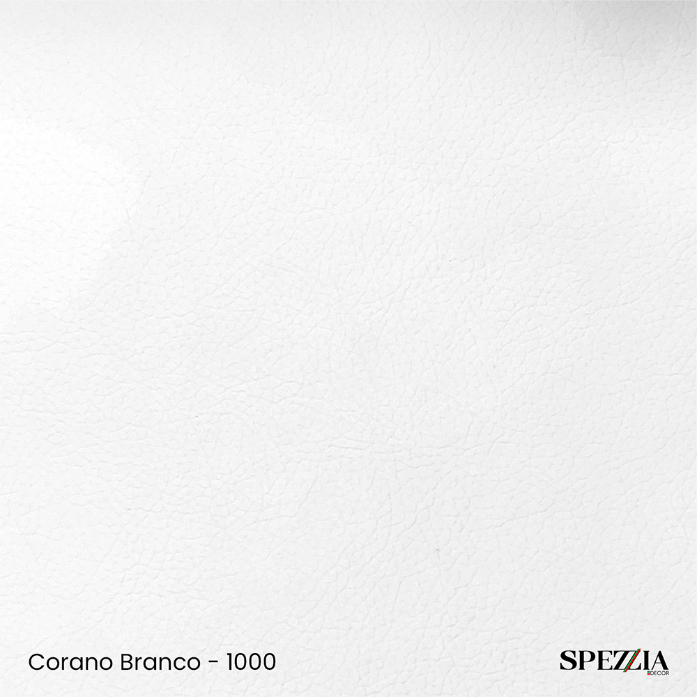 Cabeceira Dubai Para Cama Box Solteiro 90 cm Corino Branco - D'Rossi