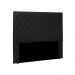 Cabeceira Dubai Para Cama Box Solteiro 90 cm Corino Preto - D'Rossi