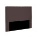 Cabeceira Dubai Para Cama Box Solteiro 90 cm Suede Café - D'Rossi