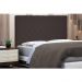 Cabeceira Dubai Para Cama Box Solteiro 90 cm Suede Café - D'Rossi