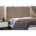 Cabeceira Dubai Para Cama Box Solteiro 90 cm Suede Caramelo - D'Rossi