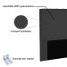 Cabeceira Dubai Para Cama Box Solteiro 90 cm Suede Preto - D'Rossi