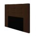 Cabeceira Esmeralda Para Cama Box Casal 140 cm Veludo Marrom - D'Rossi