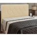 Cabeceira França para Cama Box Solteiro 90 cm Corino Bege D'Rossi