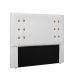 Cabeceira Gênova Para Cama Box Casal 140 cm Corino Branco - D'Rossi